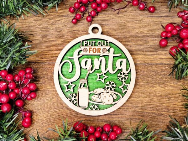Naughty but Nice Christmas Ornament - I Put Out