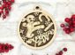 Ninjabread Man fun christmas pun ornament