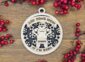 Naughty but Nice Christmas Ornament - Ask your Mom