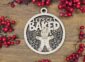 Naughty but Nice Christmas Ornament - Let's Get Baked