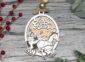 Jingle Bells classic christmas carol ornament