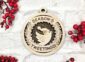 Seasons Tweetings fun christmas pun ornament