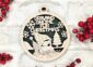 Driving Gnome for Christmas fun christmas pun ornament