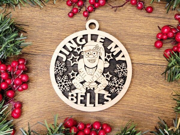 Naughty but Nice Christmas Ornament - Jingle My Bells