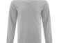 Everyday cotton long sleeve tee blank in Athletic Heather