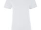 Extra-soft ladies' ring-spun tee blank in White
