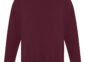 Everyday fleece crewneck sweatshirt blank in Maroon