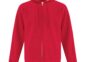 Everyday fleece full-zip hoodie blank in Red