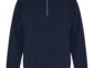 Everyday fleece quarter-zip sweatshirt blank in Dark Navy