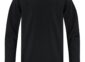 Everyday cotton youth long sleeve tee blank in Black