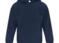 Everyday fleece youth hoodie blank in Navy