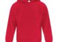 Everyday fleece youth hoodie blank in Red