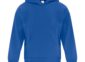 Everyday fleece youth hoodie blank in Royal
