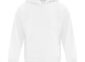 Everyday fleece youth hoodie blank in White