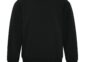 Everyday fleece youth crewneck sweatshirt blank in Black