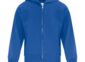 Everyday fleece youth full-zip hoodie blank in Royal