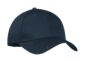 Cotton twill youth cap blank in Navy