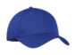 Cotton twill youth cap blank in Royal