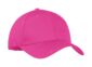 Cotton twill youth cap blank in Tropical Pink