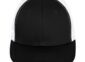 Snapback trucker cap blank in Black/White