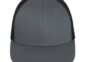 Snapback trucker cap blank in Coal Grey/Black