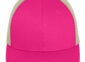 Snapback trucker cap blank in Tropical Pink/Crème