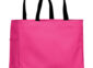 Everyday 600D polyester tote bag blank in Tropical Pink