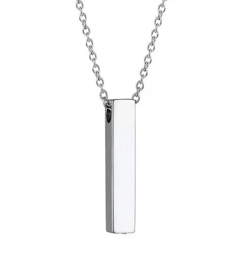 Vertical Bar Urn Necklace