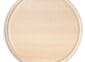 Round with Juice Groove 14" personalized cutting board, Canadian maple
