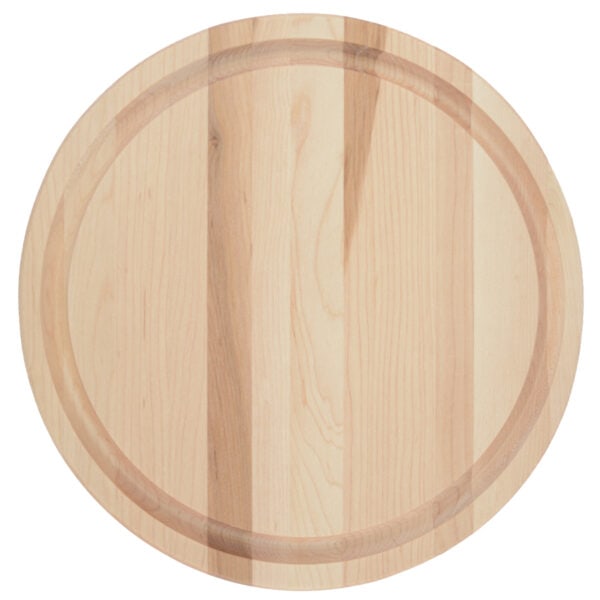 Small Round with Juice Groove 11" Cutting Board Small Round with Juice Groove 11" personalized cutting board, Canadian maple