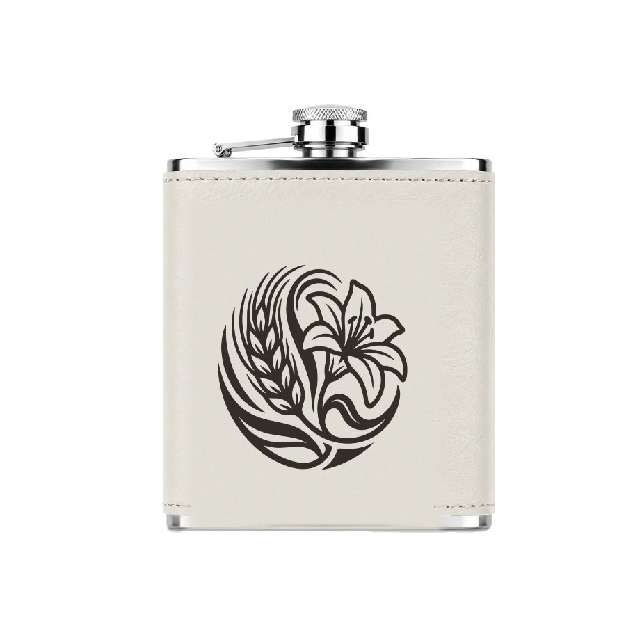 Leatherette Hip Flask