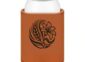 Laser engraved koozie with a logo