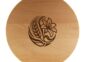 Laser engraved Canadian maple board with a logo