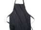 Blank classic navy full-length kitchen apron on a white background, used to preview your design in the Grey Barn Handwerk Design Gallery