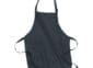 Blank coal grey full-length kitchen apron on a white background, used to preview your design in the Grey Barn Handwerk Design Gallery