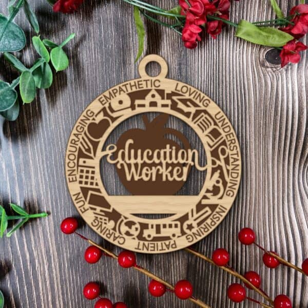 hsd-education-worker-school-ornament
