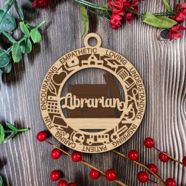 hsd-librarian-school-ornament