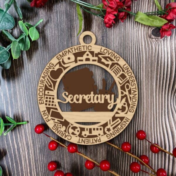 hsd-secretary-school-ornament