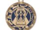 Layered wooden Mastiff dog breed ornament with a name plate