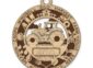 Layered wooden farm ornament: Tractor