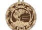 Layered wooden Jolly Good Time ornament: Bass Fishing