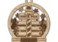 North Pole family ornament, snow globe shape, with 6 name signs