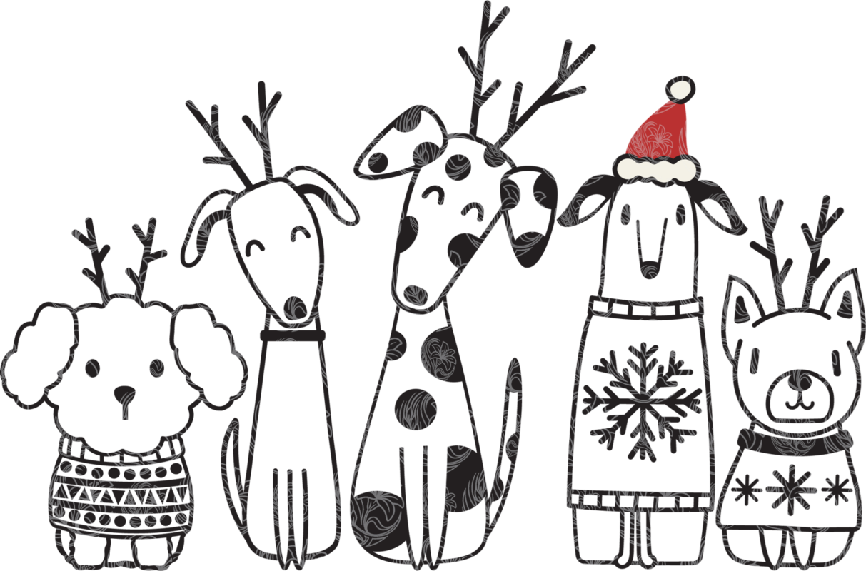 Christmas Dogs - GBH21378