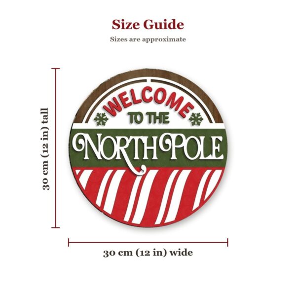 Welcome to the North Pole Sign Size Guide Welcome to the North Pole Sign Size Guide