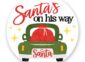 Santa Truck Sign - GBH19973