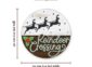 Reindeer Crossing Door Sign Size Guide