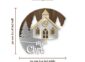 Laser Cut Church Sign with Pine Trees Size Guide
