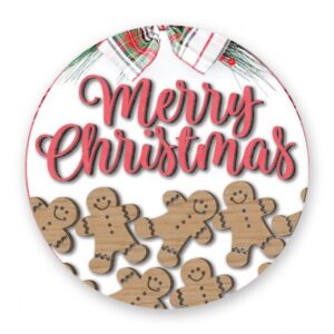 Merry Christmas Gingerbread Sign - GBH20065