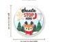 Reindeer Santa Stop Here Sign Size Guide