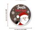Peeking Santa Stop Here Sign Size Guide